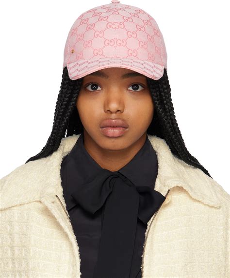 pink gucci cap|gucci pink hat.